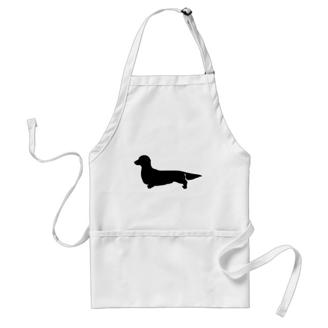 Tablier Longue Cheveux Dachshund Adulte Apron (Devant)
