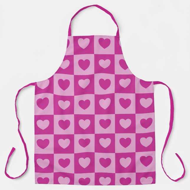 Tablier Lot Coeur Polka Dot Motif (Recto)