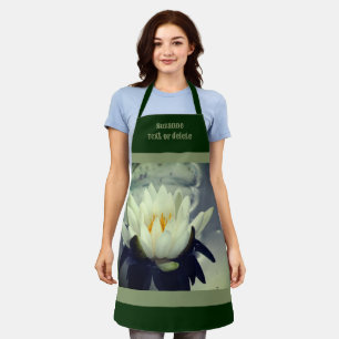 Tablier Lotus Water Lily Flower Personnalisé