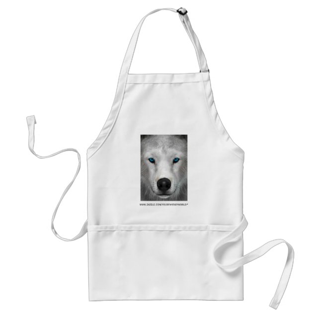 Tablier Loup arctique (Devant)