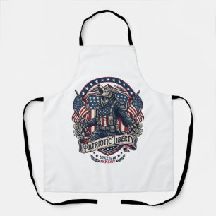 Tablier Loup-garou patriotique Patriote Horreur Monstre Pa