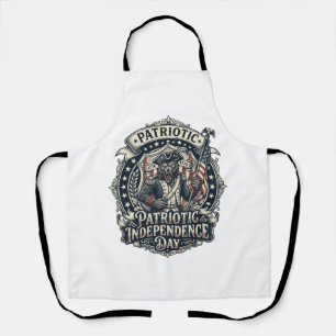 Tablier Loup-garou patriotique Patriote Horreur Monstre Pa