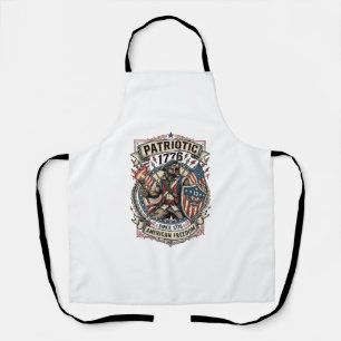 Tablier Loup-garou patriotique Patriote Horreur Monstre Pa