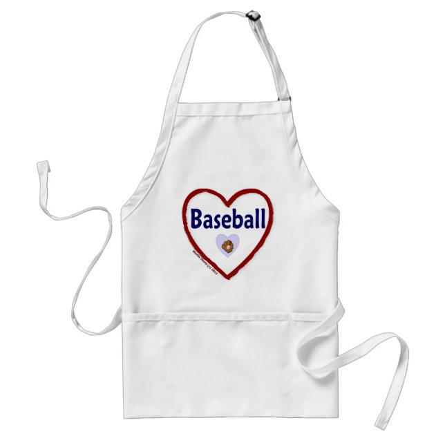 Tablier Love Baseball (Devant)