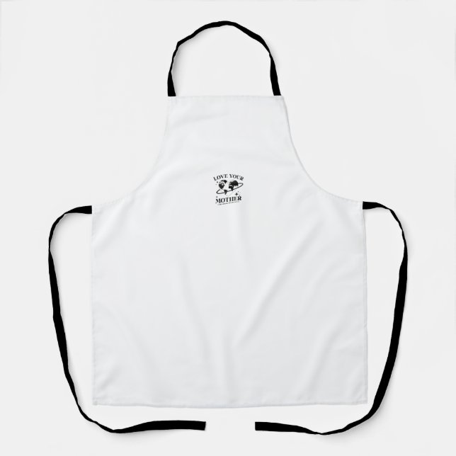 Tablier 🌍💚 Love Your Mother 🌿 (Recto)