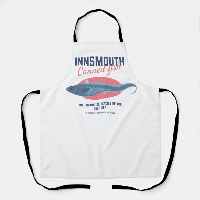 Tablier Lovecraftian poisson en conserve à l'innsmouth (Recto)