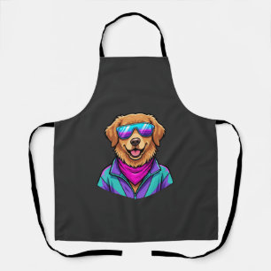 Tablier Lunettes de soleil pour chien mignon Art néon rétr