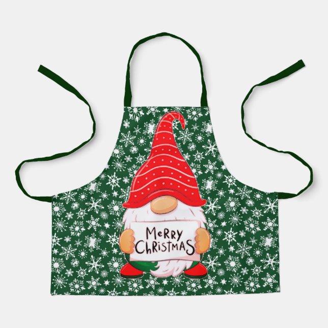 Tablier Lutin de Noël   (Recto)