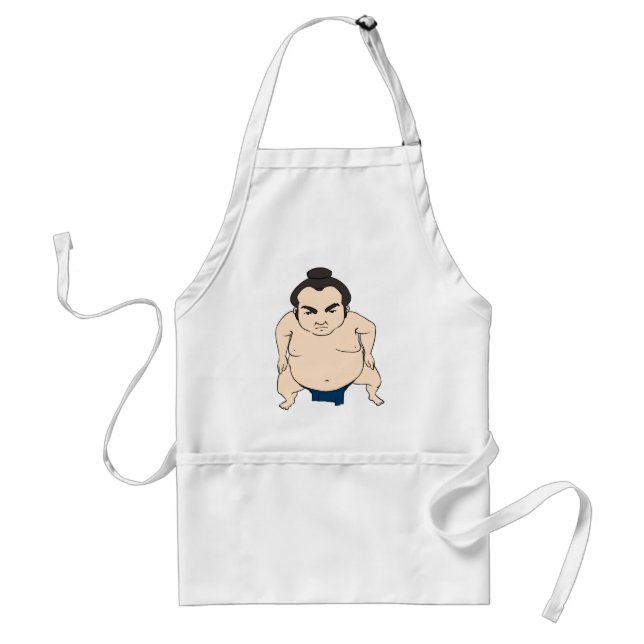 Tablier Lutteur japonais de sumo de bande dessinée (Devant)