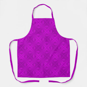Tablier Luxe Moderne Élégant Coeur Violet