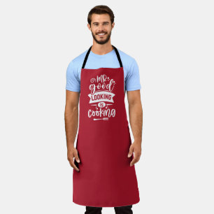 Tablier M. beau look Mens Funny BBQ Grilling