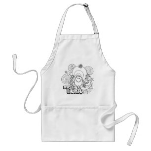 Tablier M. Tickle   Black & White Swirls & Stars