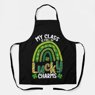 Tablier Ma Classe Est Pleine De Charmes Chanceux St Patric