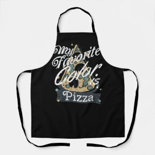 Tablier Ma Couleur Favorite Est Pizza Cuisine Lover Food