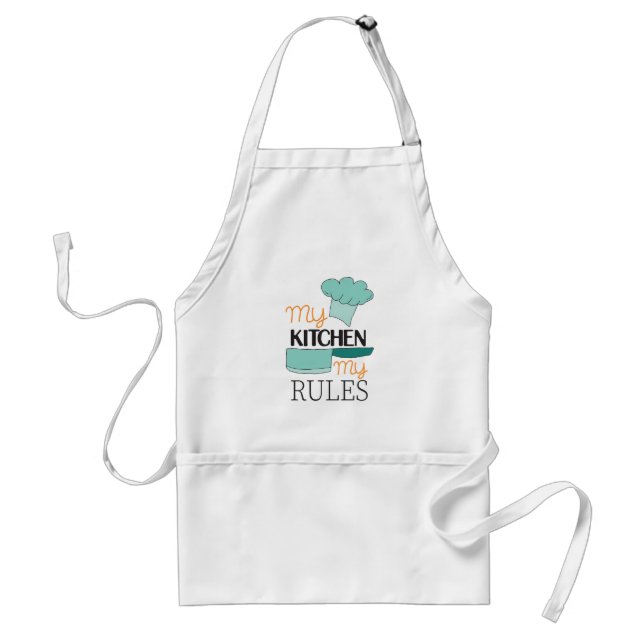 Tablier Ma cuisine Mes règles (Devant)