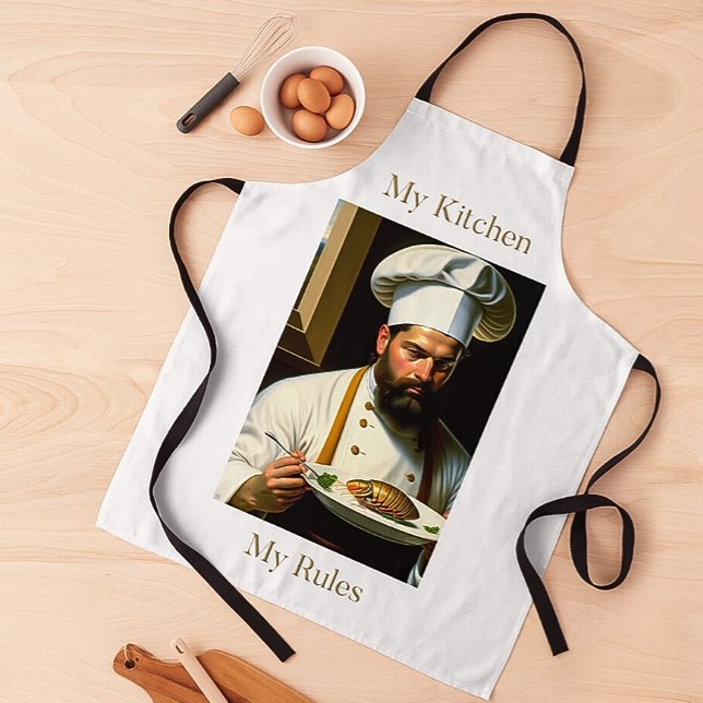 Tablier Ma cuisine Mes règles Apron (Créateur téléchargé)