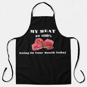 Tablier Ma viande est 100% aller dans votre bouche aujourd