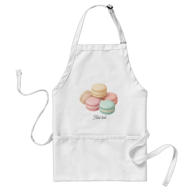 Tablier Macaron – Douce Desserts Français Tablier  (Devant)