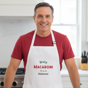 Tablier Macaroni sacré ! Citation drôle