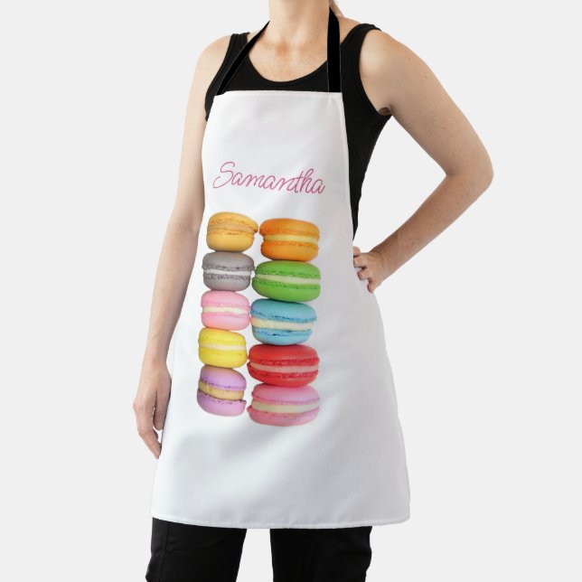 Tablier Macarons avec nom (Insitu)
