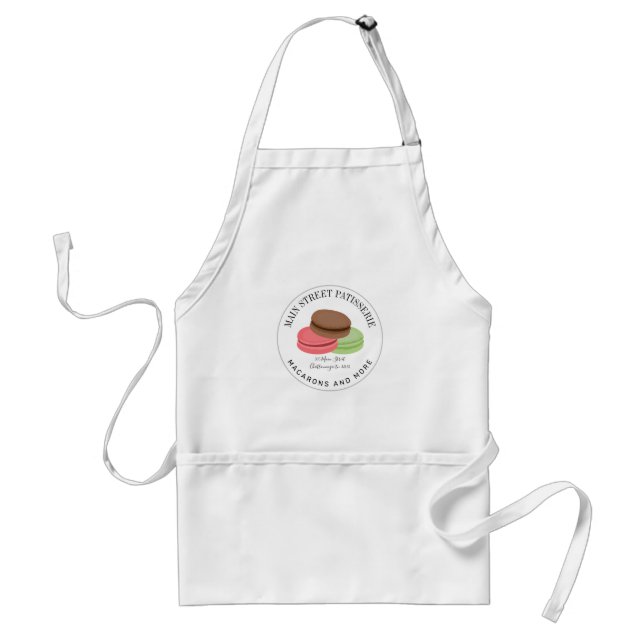 Tablier Macarons pâtisserie Alimentation (Devant)