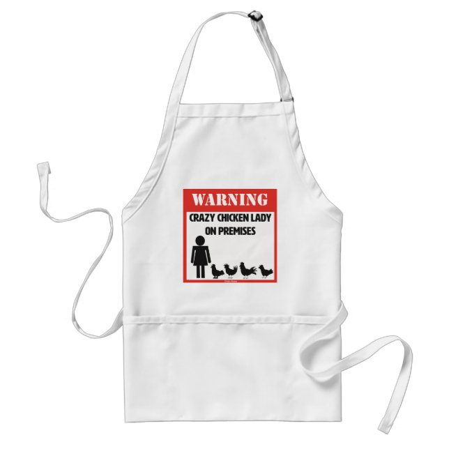 Tablier Madame folle Apron de poulet (Devant)