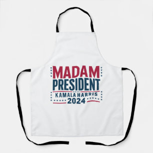 Tablier Madame la Présidente Kamala Harris 2024 Vote Democ