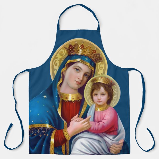 Tablier Madone et Enfant (Recto)