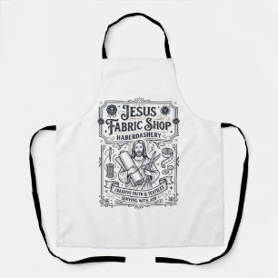 Tablier Magasin de tissus Jésus Mercerie Magasin de tissus