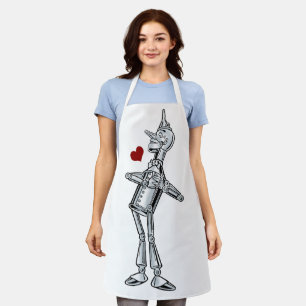 Tablier Mage de l'Oz vintage, Tinman Sourire heureux a un 