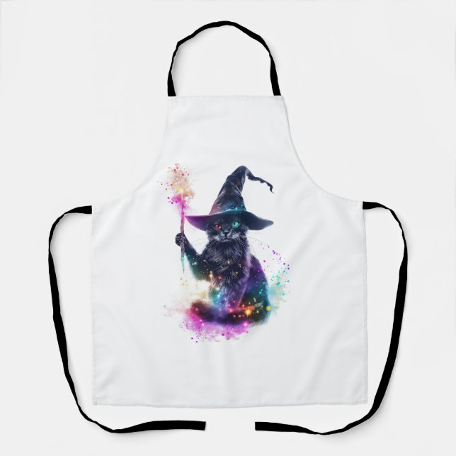 Tablier Magie de chat Wizard (Recto)