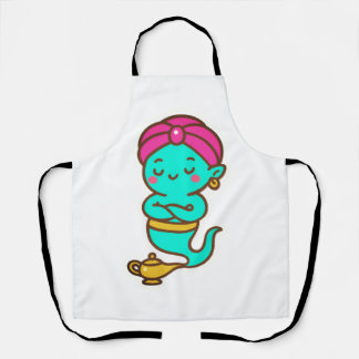 Tablier Magique Kawaii Djinn - Neon Spirit