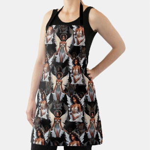 Tablier Magnifique motif de conception d'anges de fille no