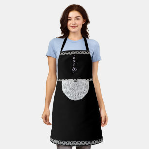 Tablier Maid français noir et blanc