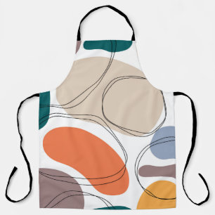 Tablier Maillot abstrait géométrique à main