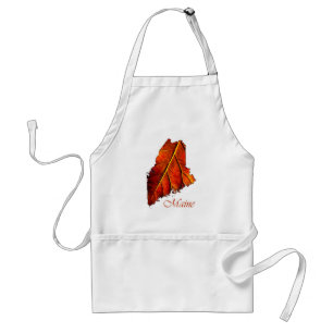 Tablier Maine Fall Photo Cadeau Apron Autumn Photo Foliing