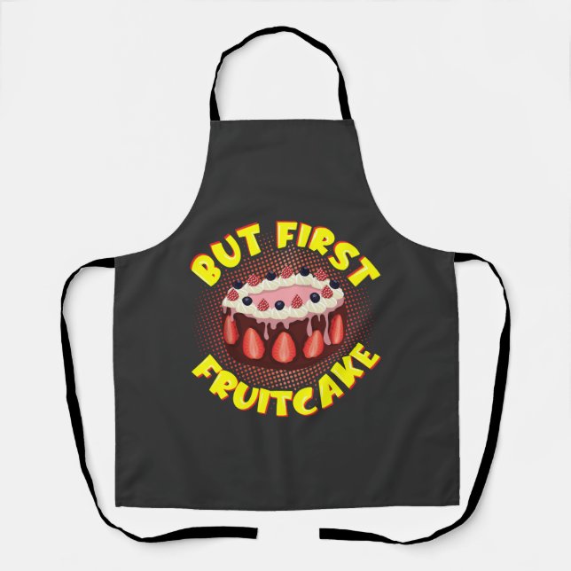 Tablier Mais Gâteau aux fruits, Fruitcake Day (Recto)