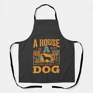 Tablier Maison de chien maison vintage