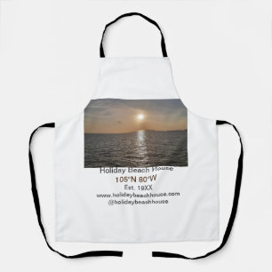 Tablier Maison de plage de vacances longitude latitude est