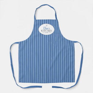 Tablier Maison d'élevage Vintage à bandes bleues personnal