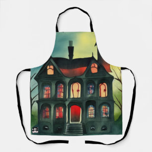 Tablier Maison hantée d'Halloween