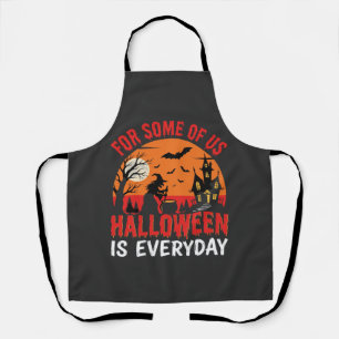 Tablier Maison Hantée Sorcière Halloween Quotidien