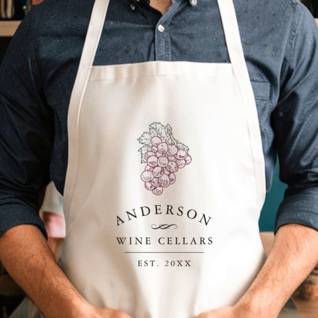 Tablier Maison personnalisée Cave à vin (Créateur téléchargé)
