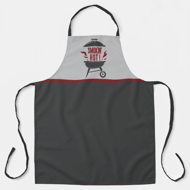 Tablier Maître de barbecue chaud Smokin (Recto)
