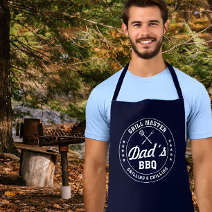 Tablier Maître de grill papa simple