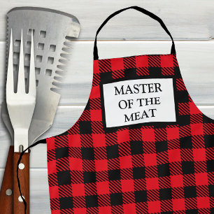 Tablier Maître Du Buffalo De Viande Plaid