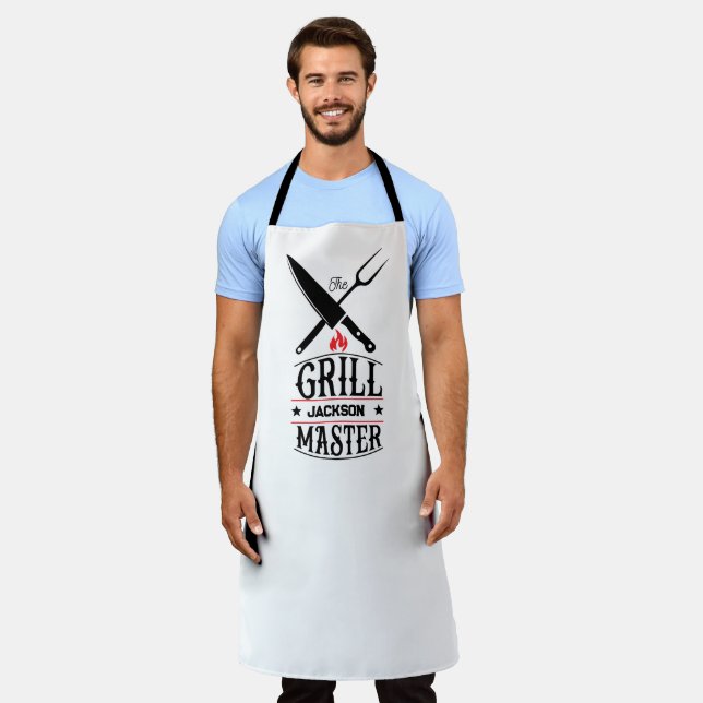 Tablier Maître du grill (Porté)