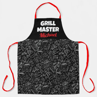 Tablier Maître du grill amateur de barbecue hommes papa ma