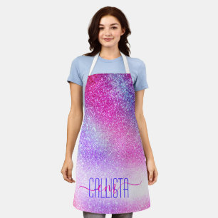 Tablier Majestic rose violet Nebula Galaxy Parties scintil