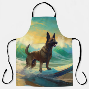 Tablier Malinoi Beach Surf Peinture belge